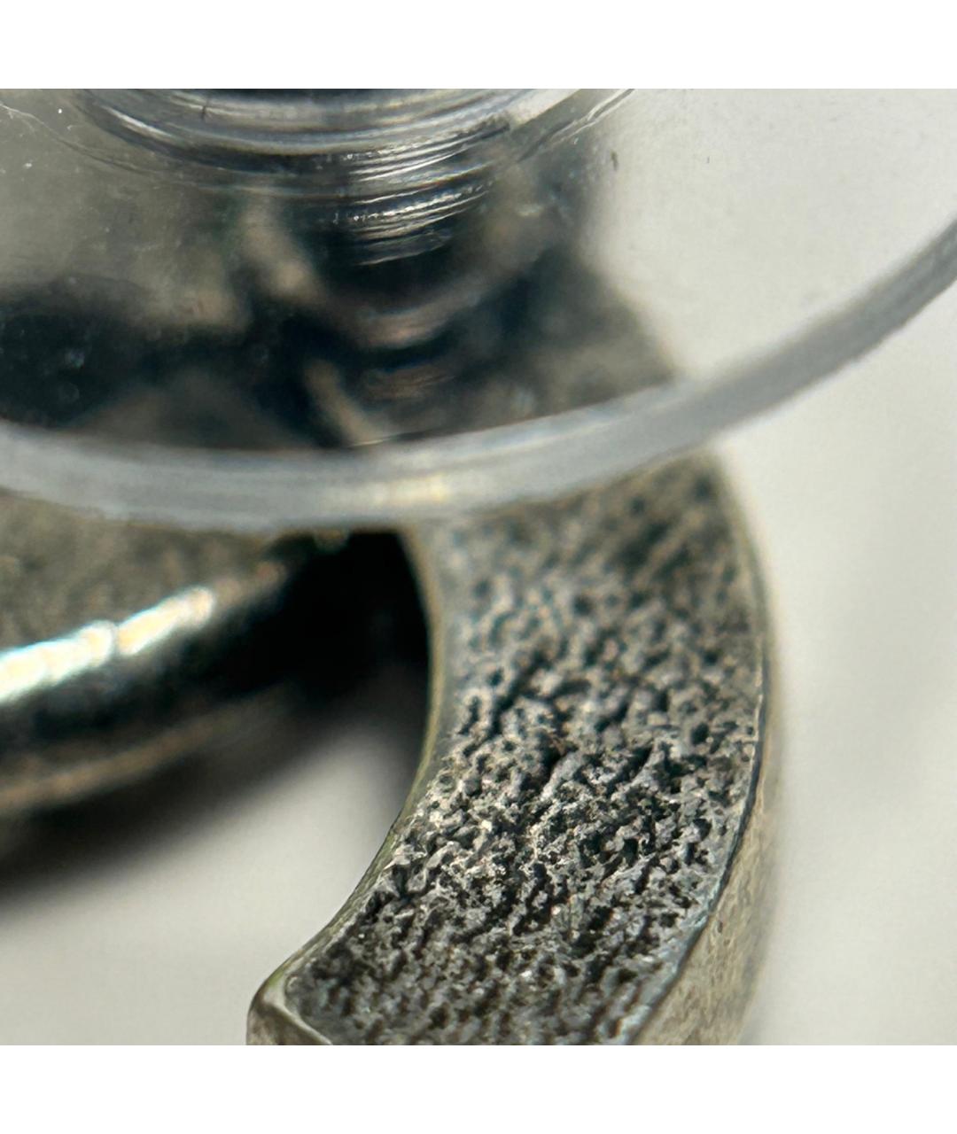 CHANEL Серебряные металлические серьги, фото 9