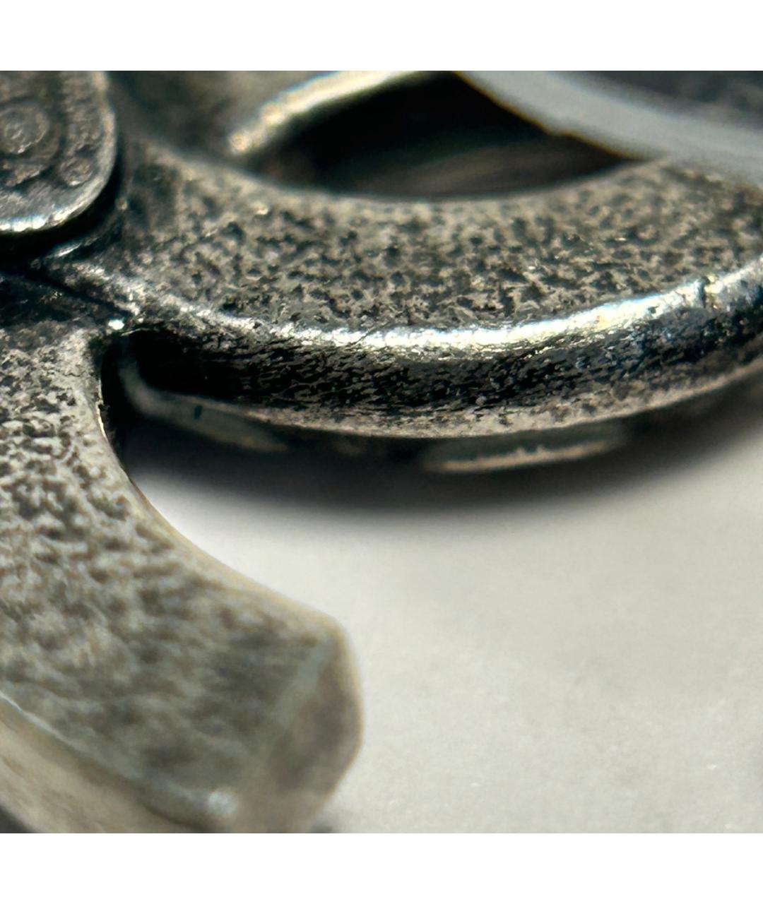 CHANEL Серебряные металлические серьги, фото 8