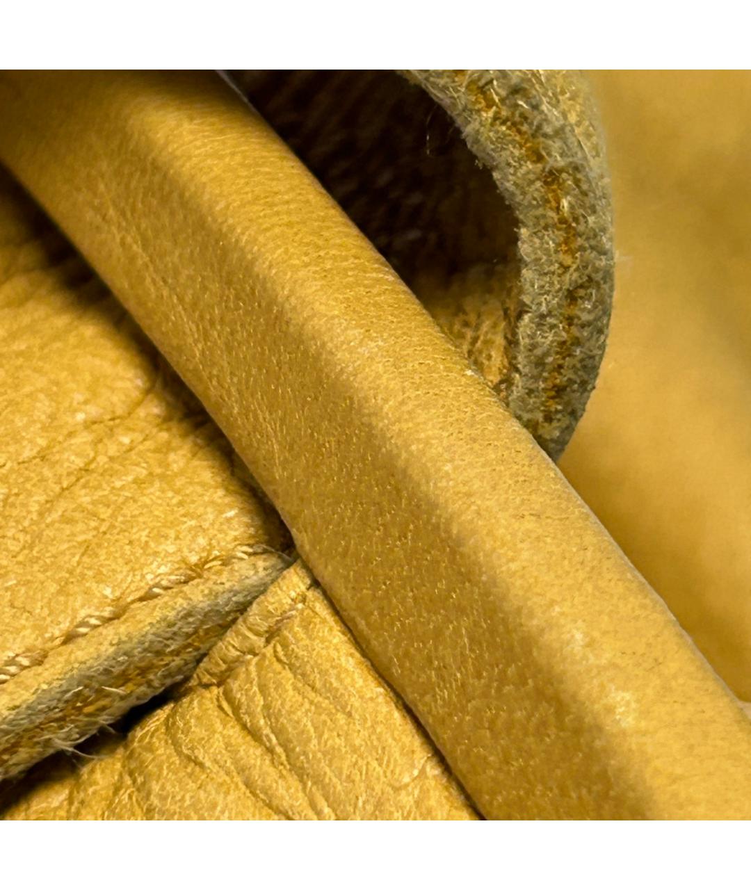 BOTTEGA VENETA Оранжевая кожаная сумка через плечо, фото 9