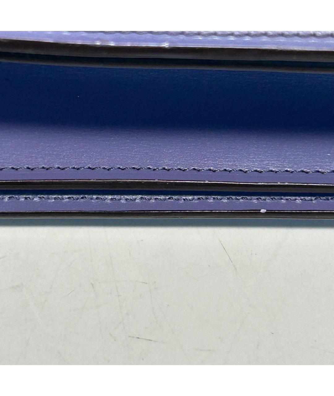 CELINE Фиолетовая кожаная сумка через плечо, фото 3