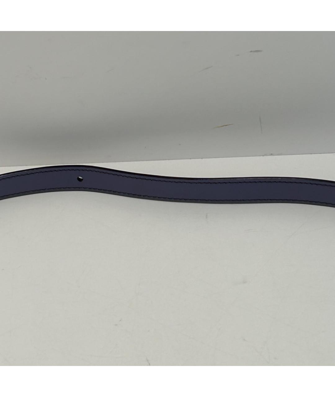 CELINE Фиолетовая кожаная сумка через плечо, фото 4