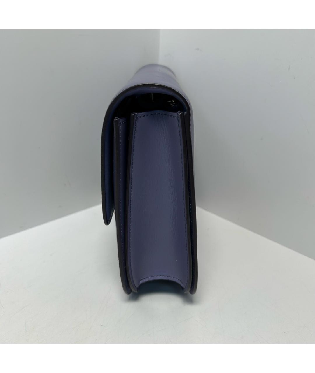 CELINE Фиолетовая кожаная сумка через плечо, фото 6