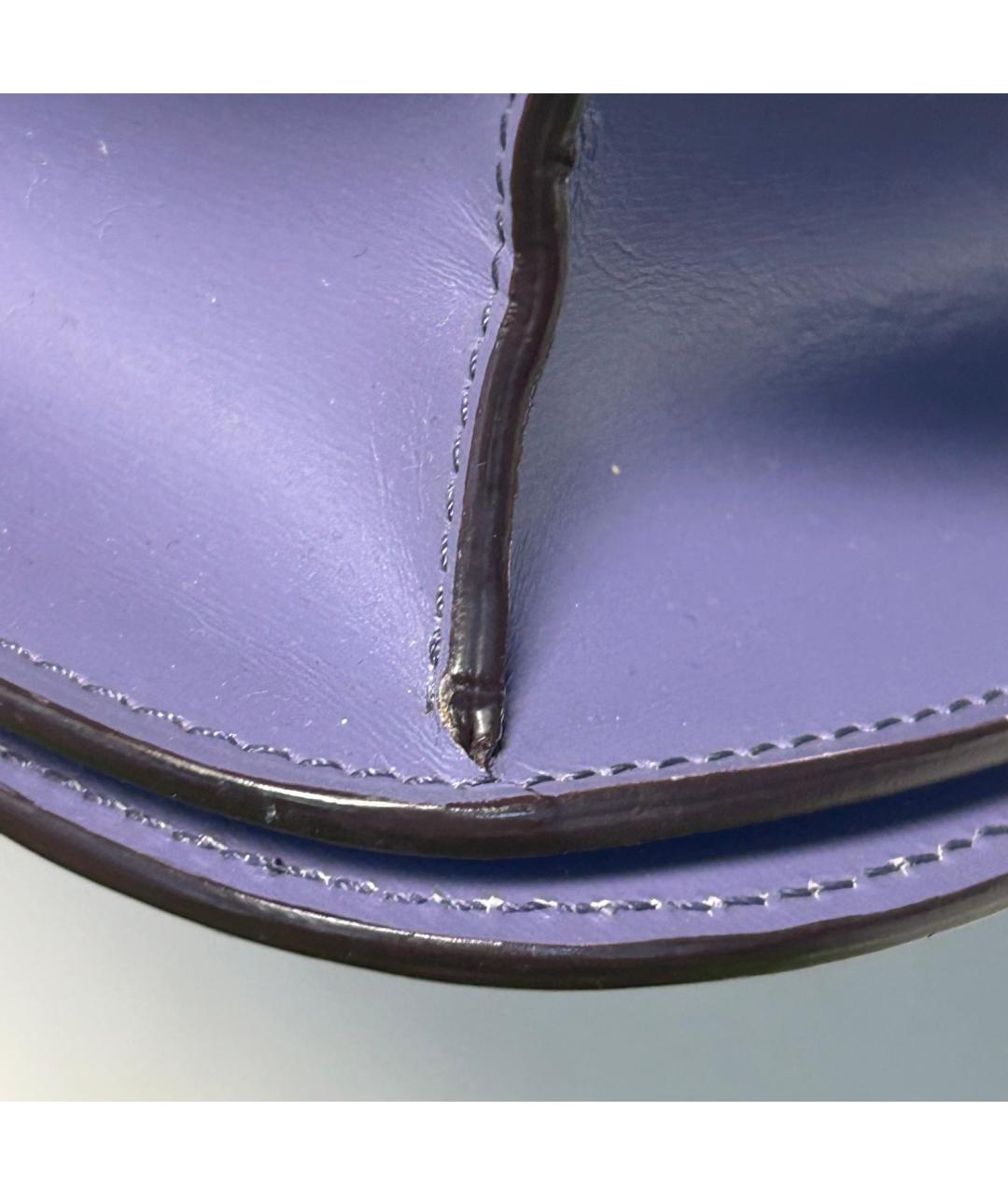 CELINE Фиолетовая кожаная сумка через плечо, фото 2