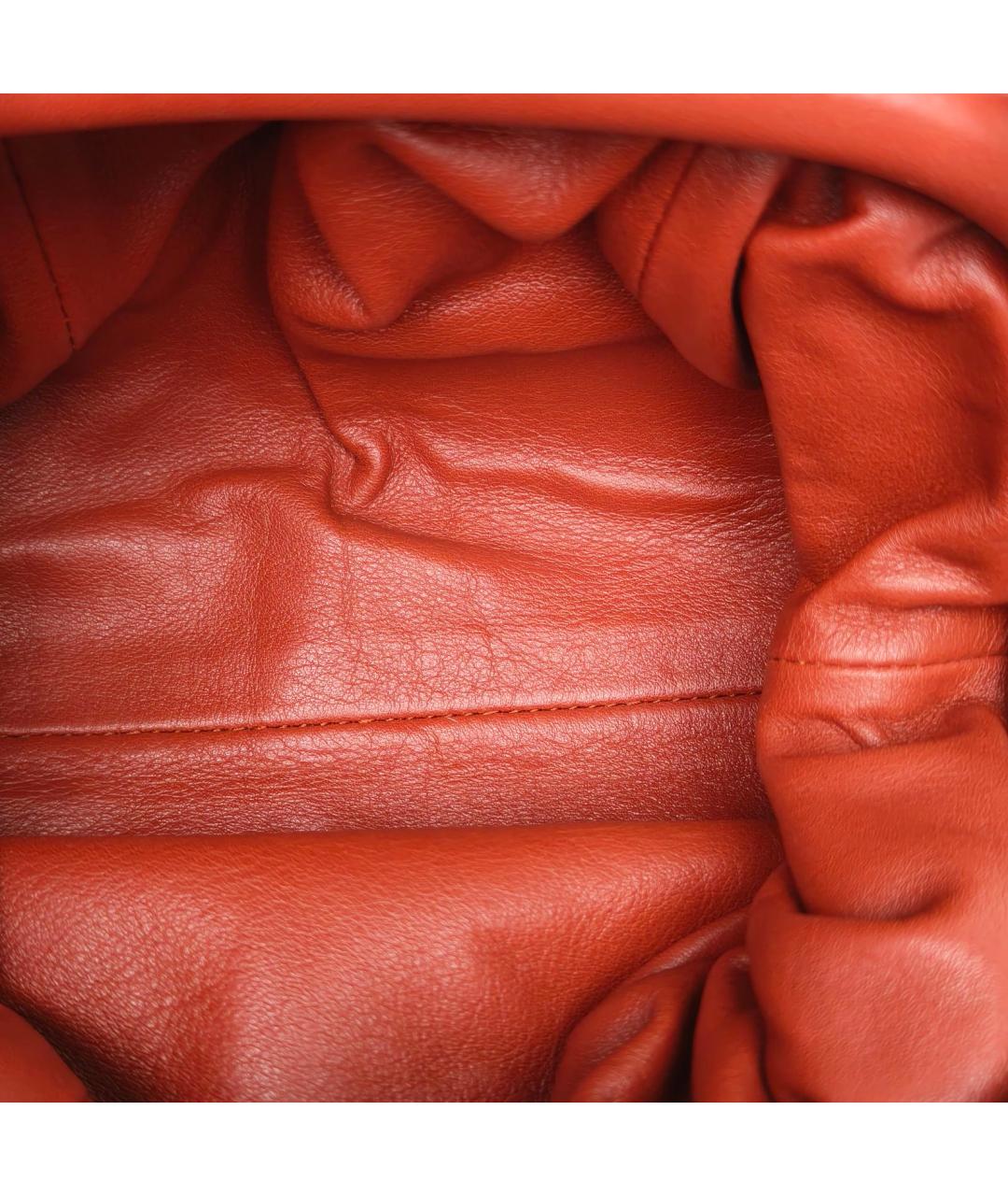 BOTTEGA VENETA Красная кожаная сумка через плечо, фото 7