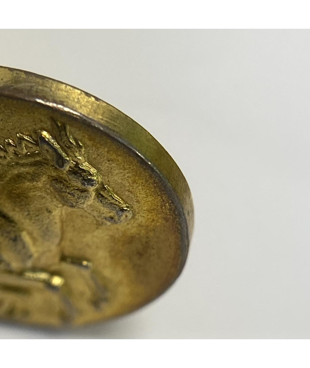 CHANEL Золотой металлический браслет, фото 7