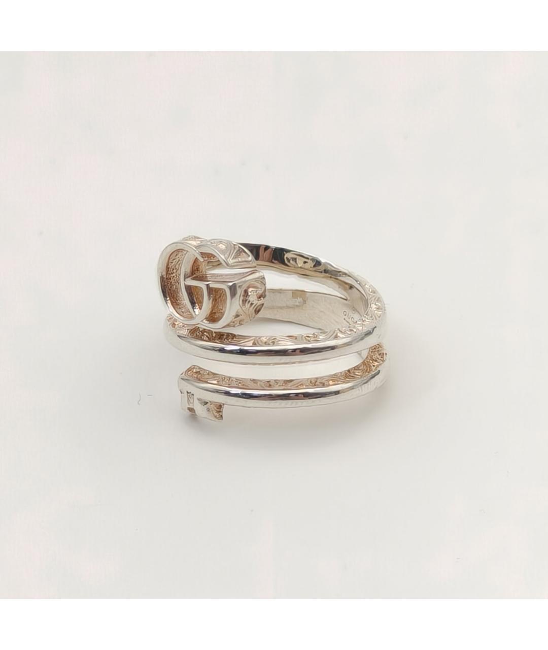 GUCCI Серебряное серебряное кольцо, фото 4