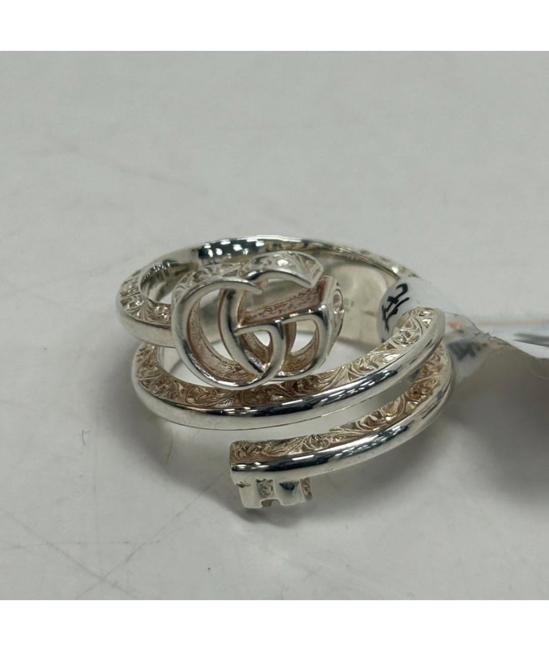 GUCCI Серебряное серебряное кольцо, фото 7