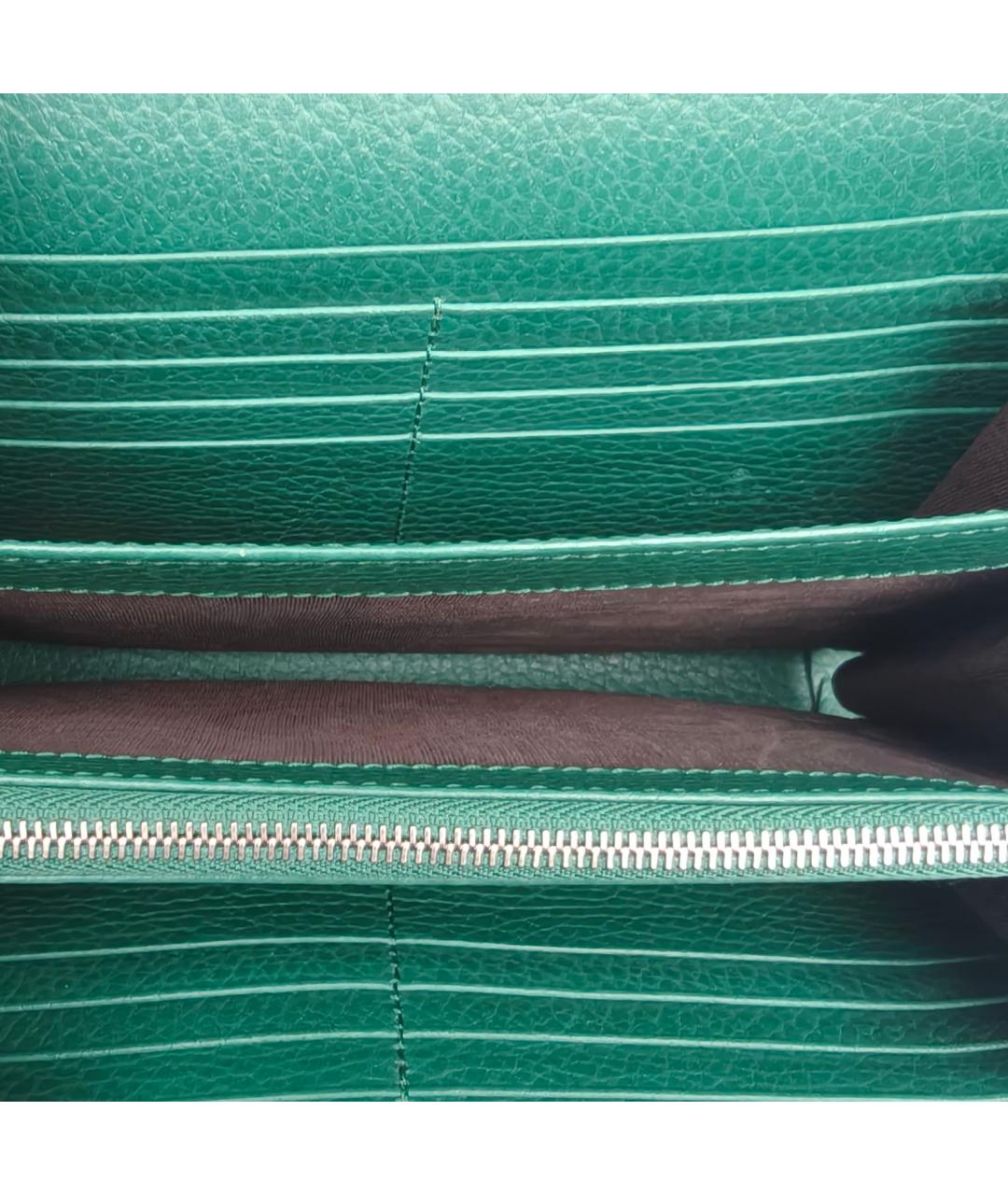 GUCCI Зеленая кожаная сумка через плечо, фото 8