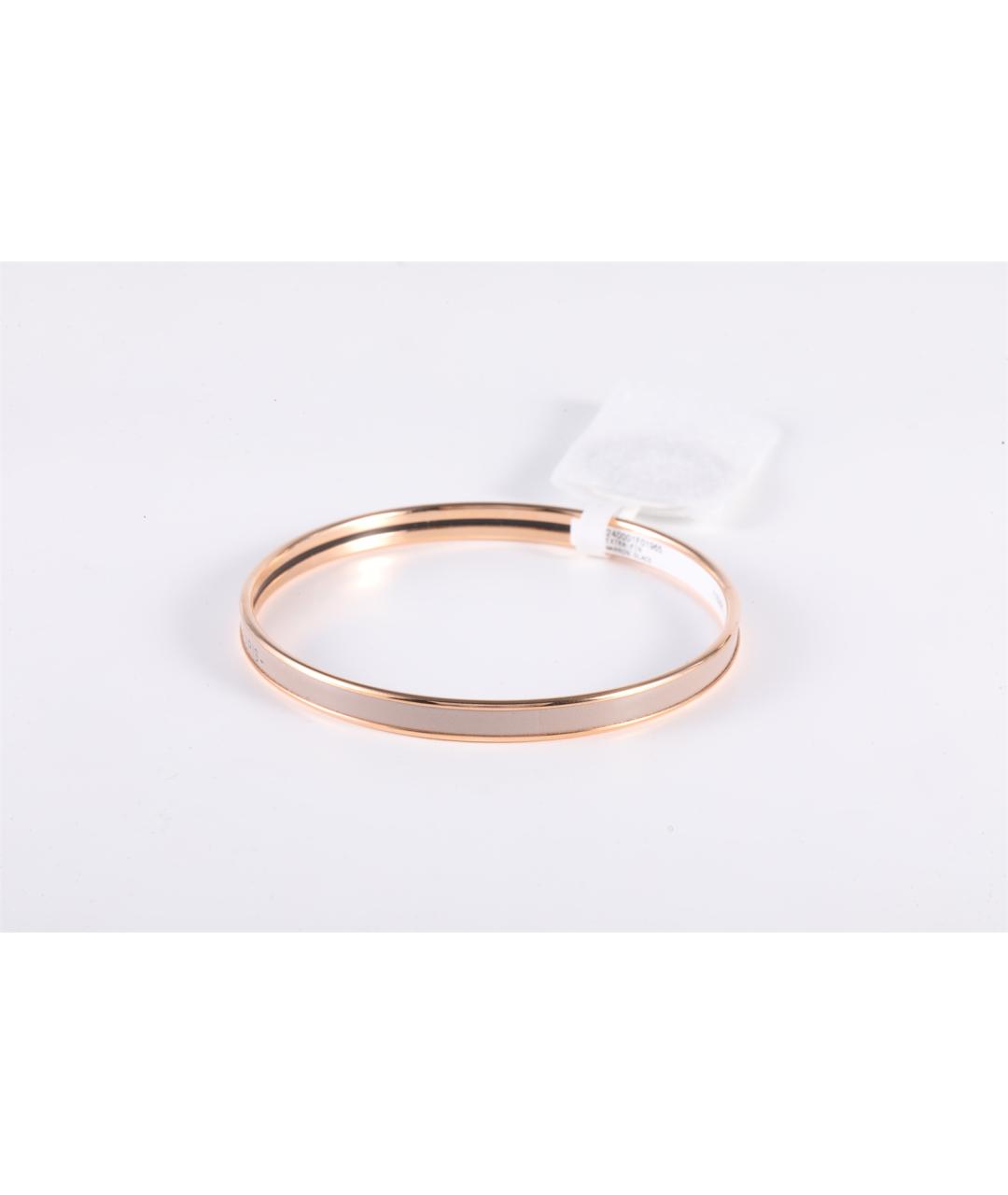 HERMES Бежевый металлический браслет, фото 2