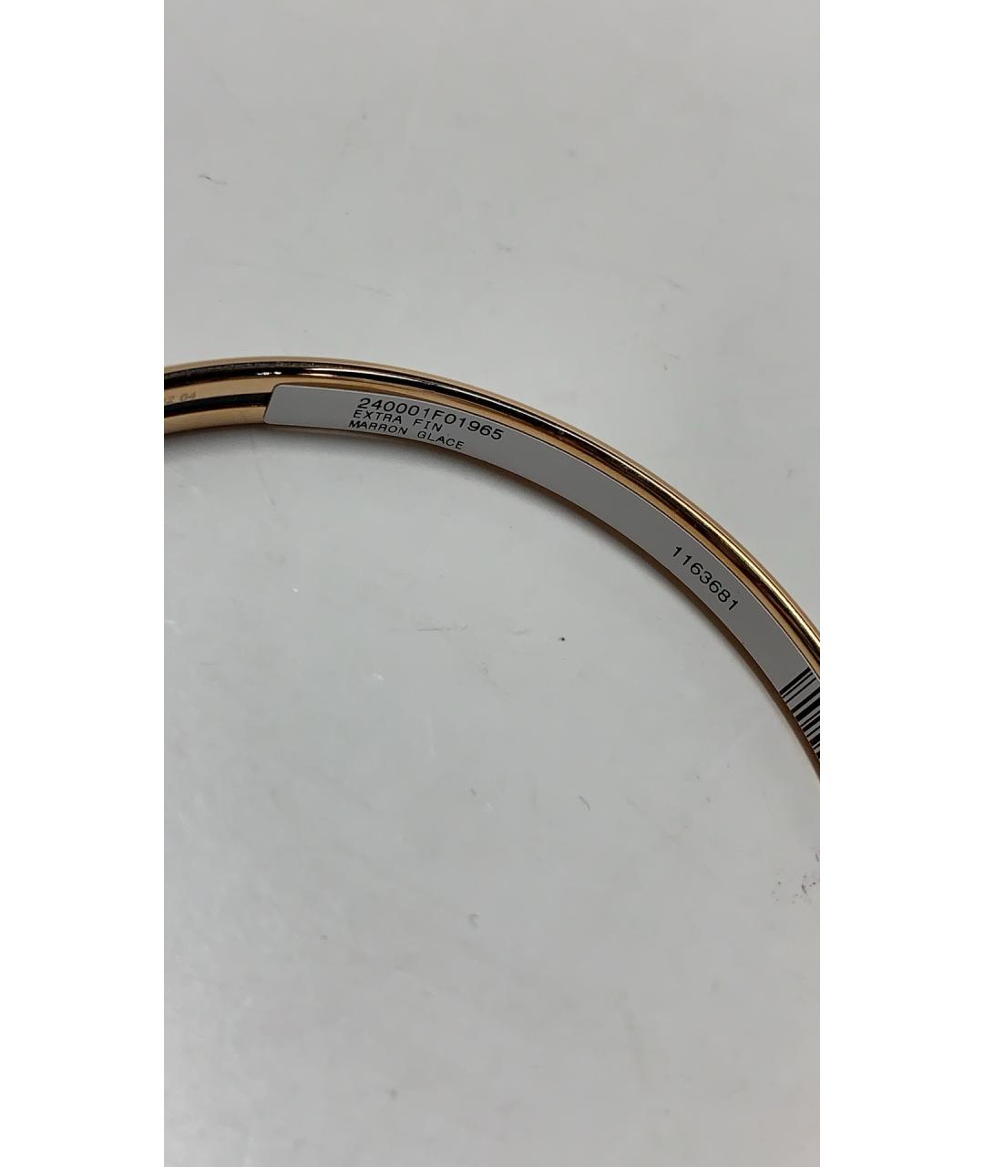 HERMES Бежевый металлический браслет, фото 7