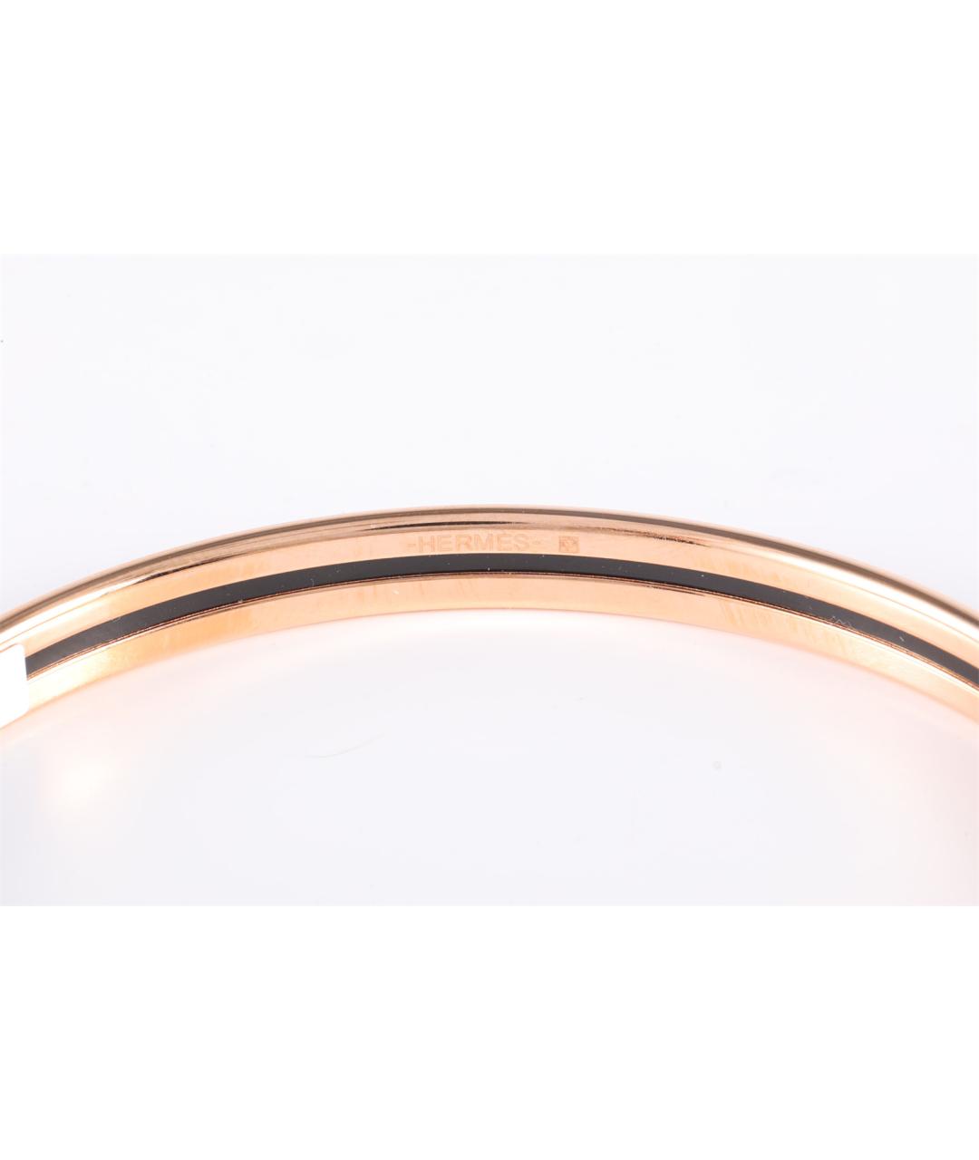 HERMES Бежевый металлический браслет, фото 4