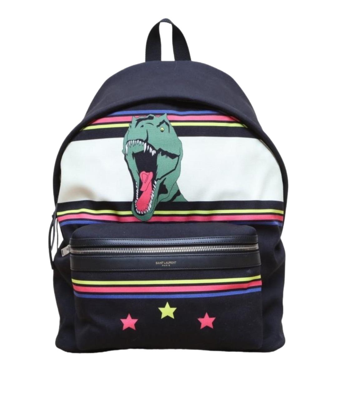 SAINT LAURENT Мульти хлопковый рюкзак, фото 1