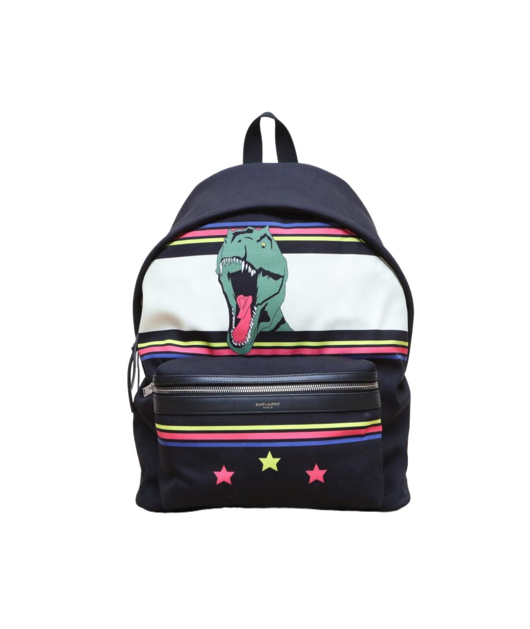 SAINT LAURENT Мульти хлопковый рюкзак, фото 10