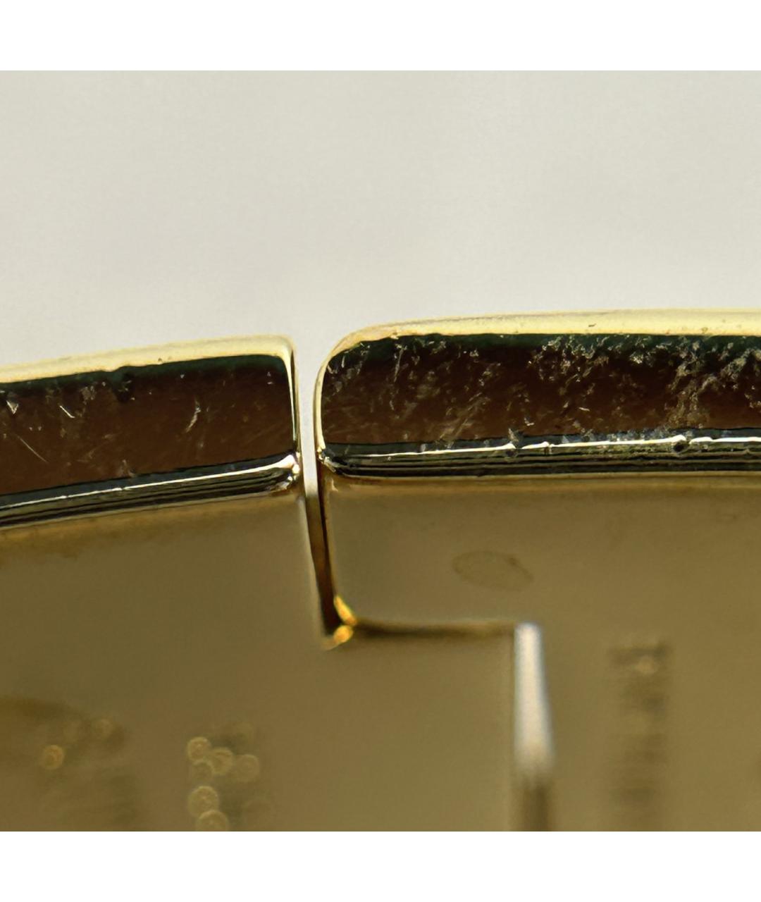 HERMES Серый металлический браслет, фото 9