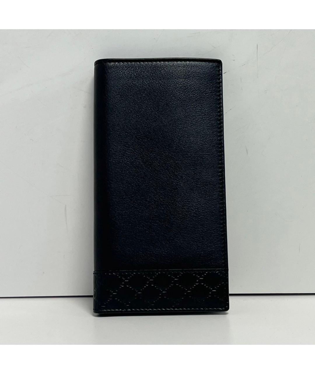 GUCCI Черный кожаный кошелек, фото 8