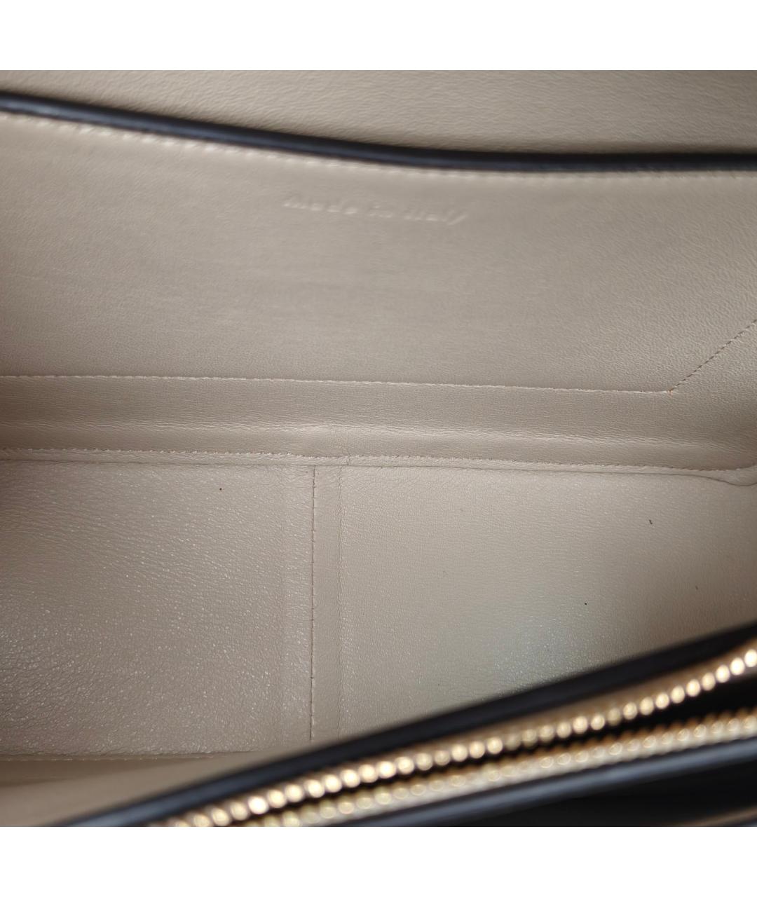 CELINE Голубая кожаная сумка через плечо, фото 7