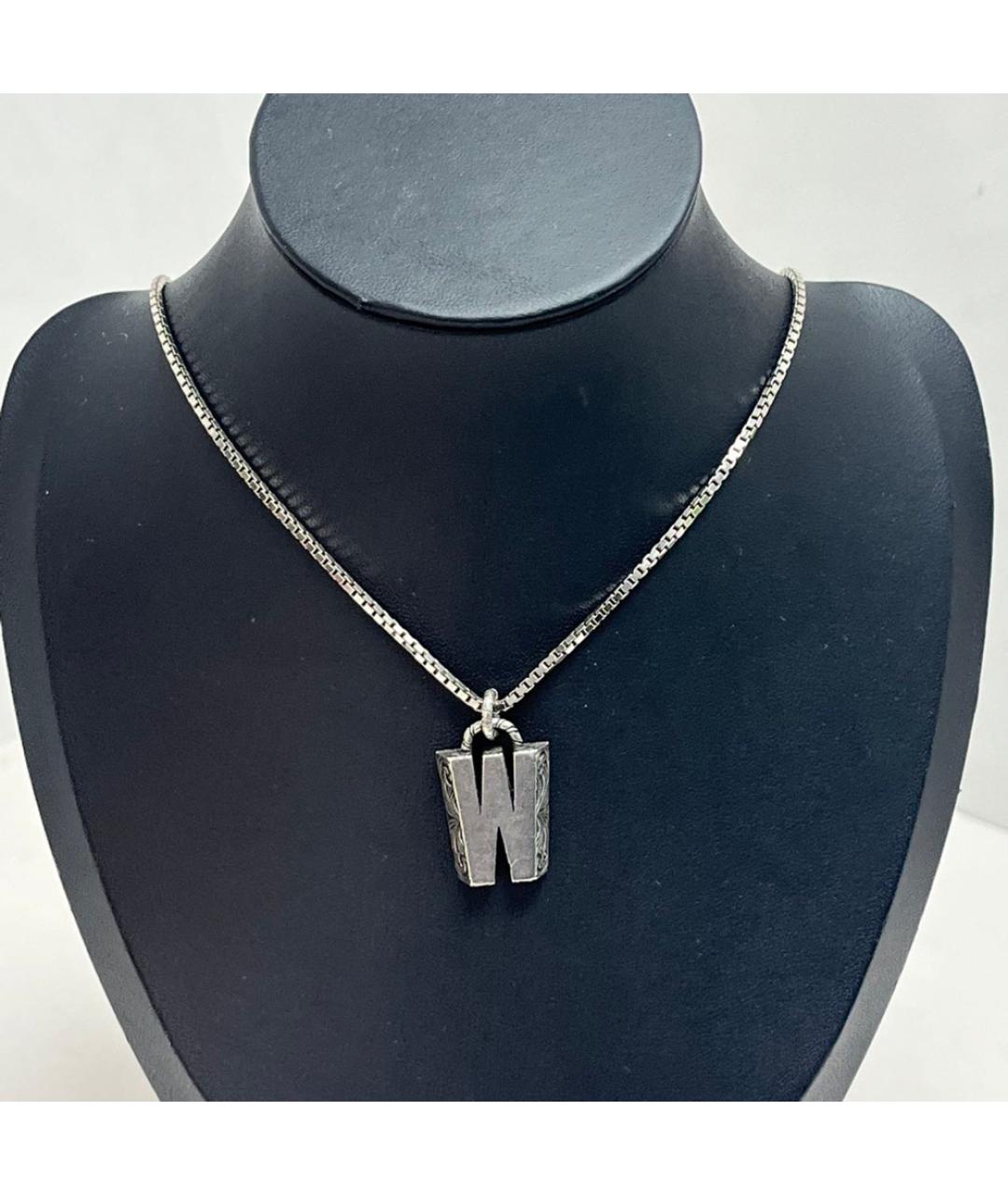 GUCCI Серебряная серебряная подвеска, фото 8