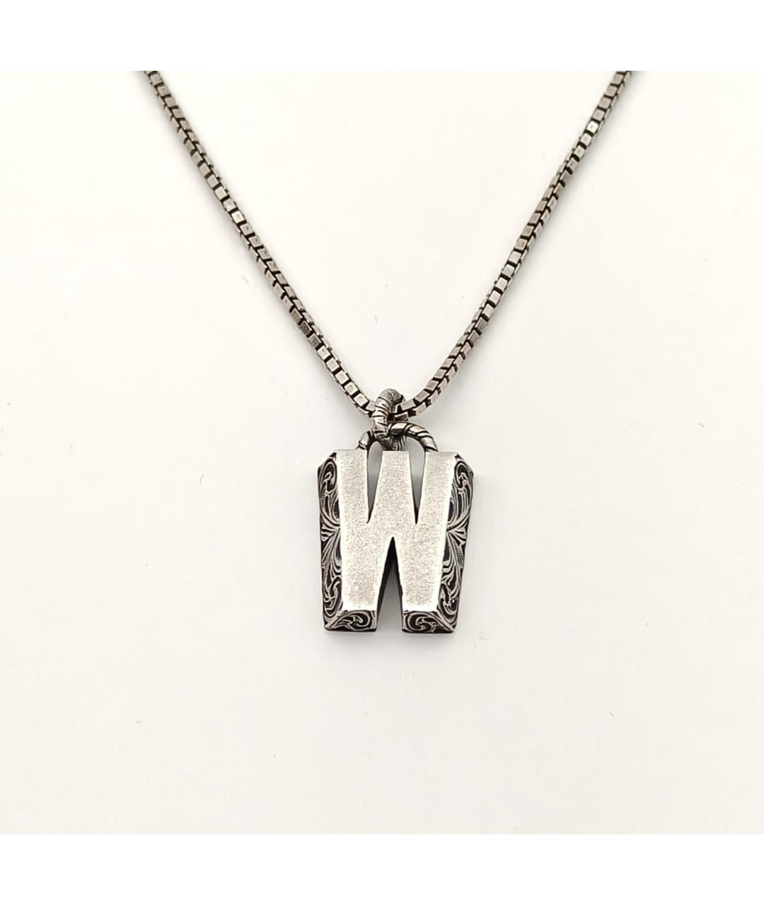 GUCCI Серебряная серебряная подвеска, фото 3