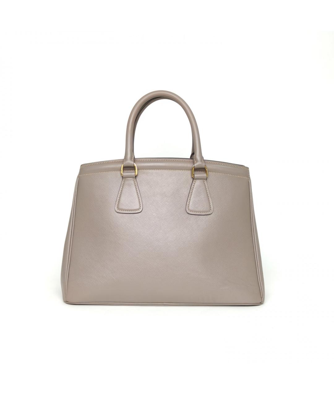 PRADA Серая кожаная сумка через плечо, фото 4