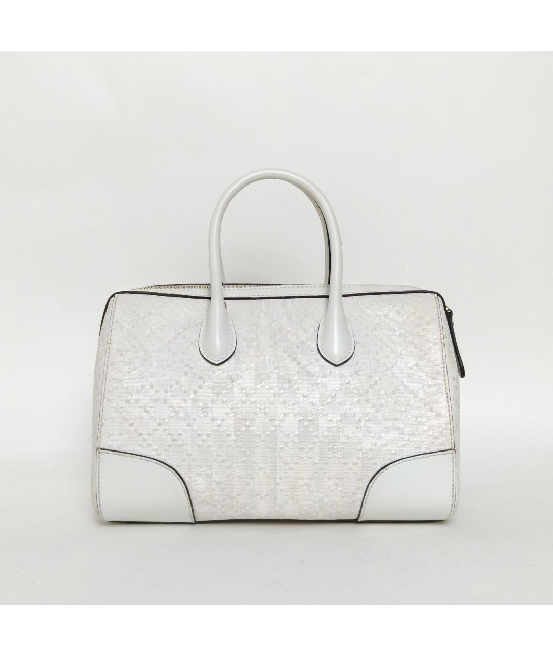 GUCCI Белая кожаная сумка через плечо, фото 4