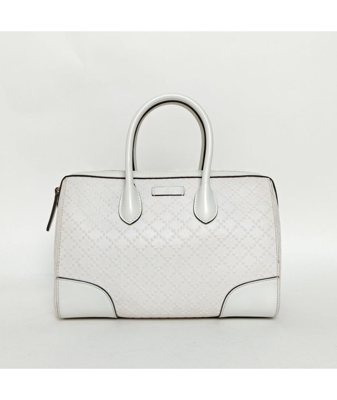 GUCCI Белая кожаная сумка через плечо, фото 2