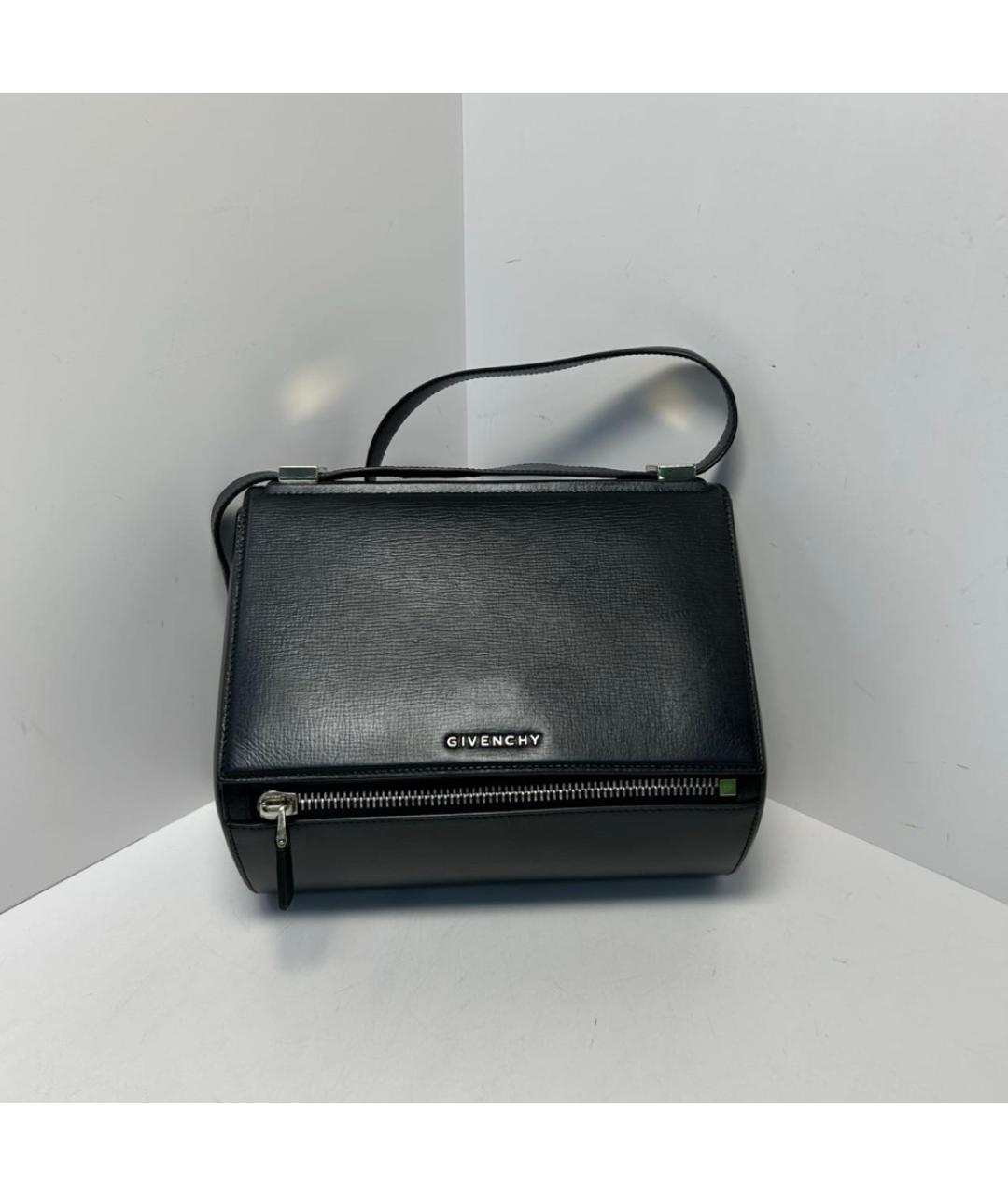 GIVENCHY Черная кожаная сумка через плечо, фото 9