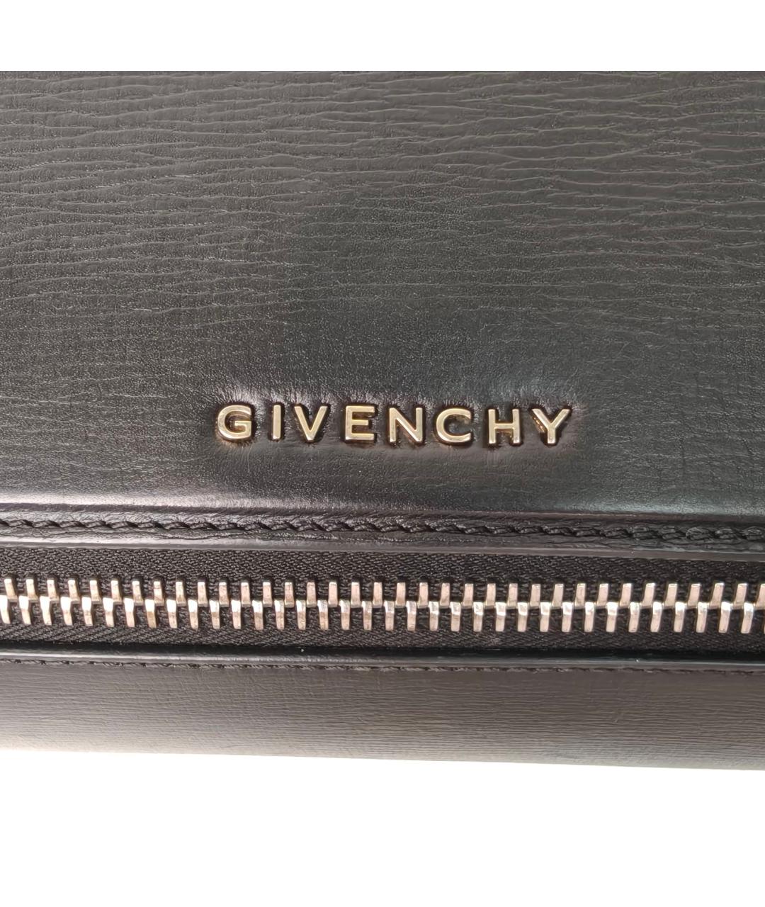 GIVENCHY Черная кожаная сумка через плечо, фото 7