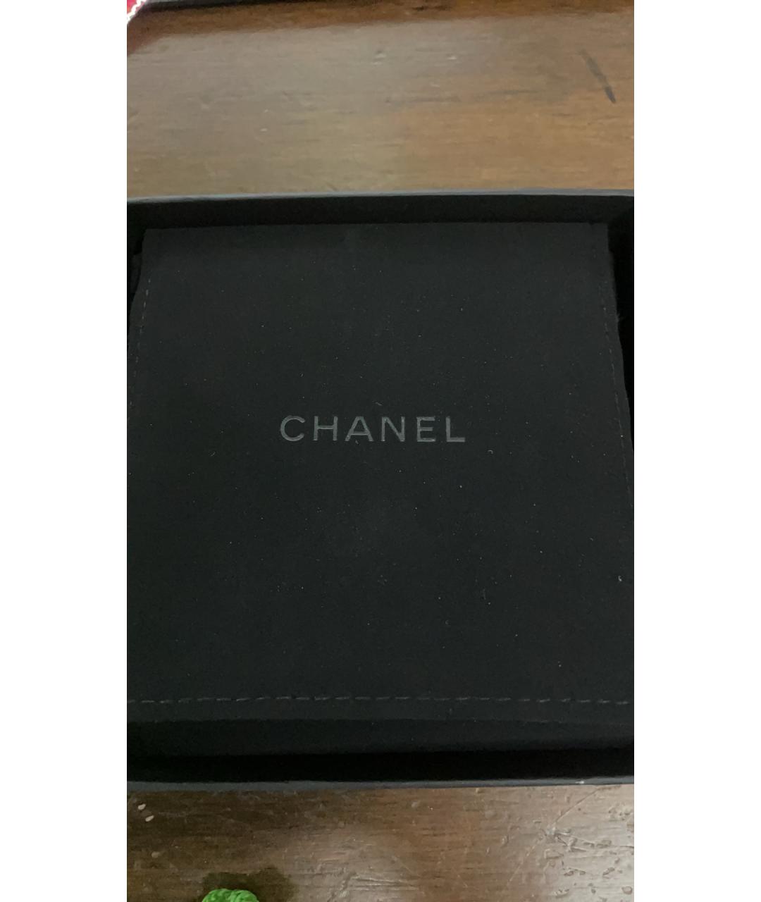 CHANEL Серебрянный металлический браслет, фото 9