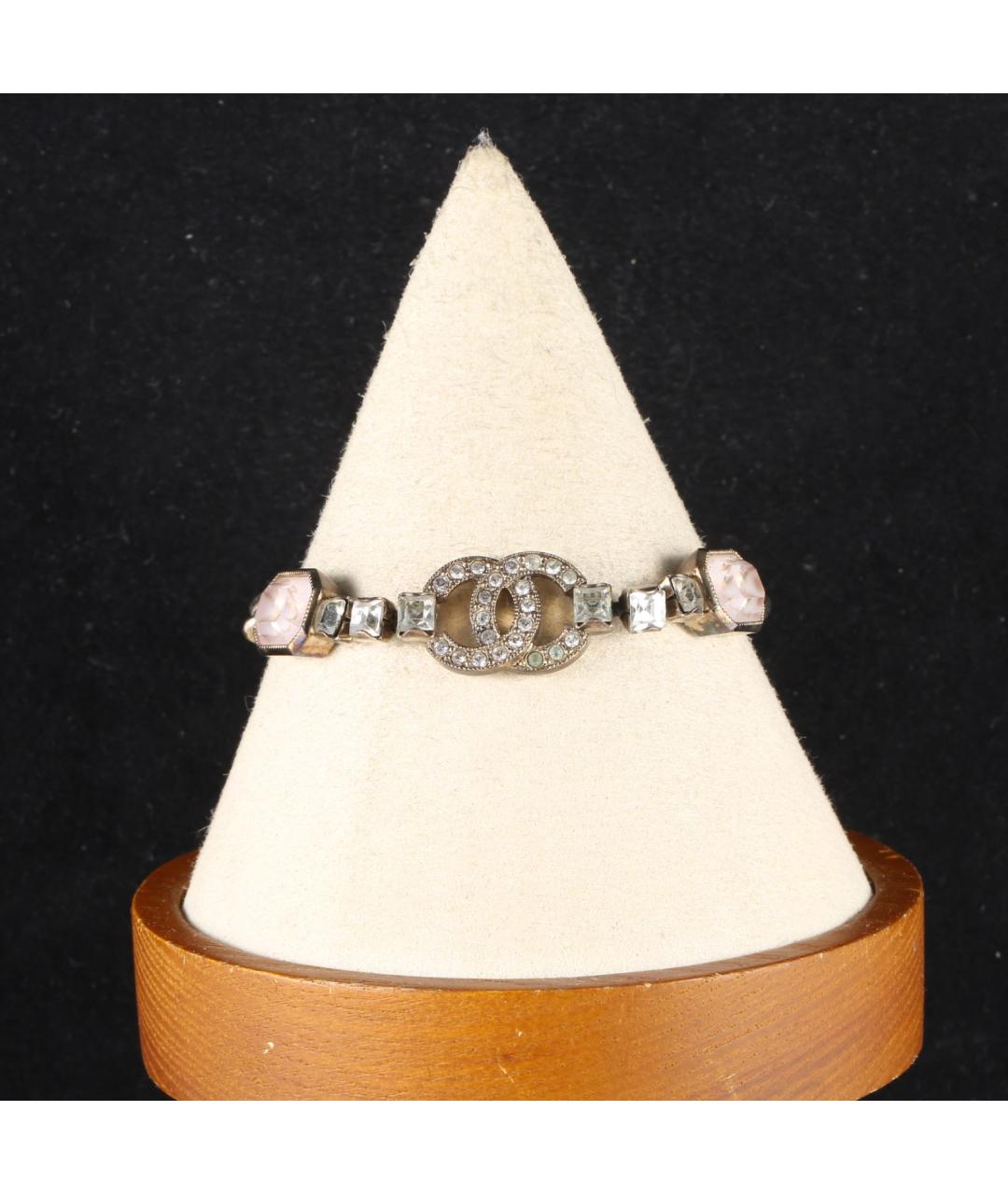 CHANEL Серебрянный металлический браслет, фото 7