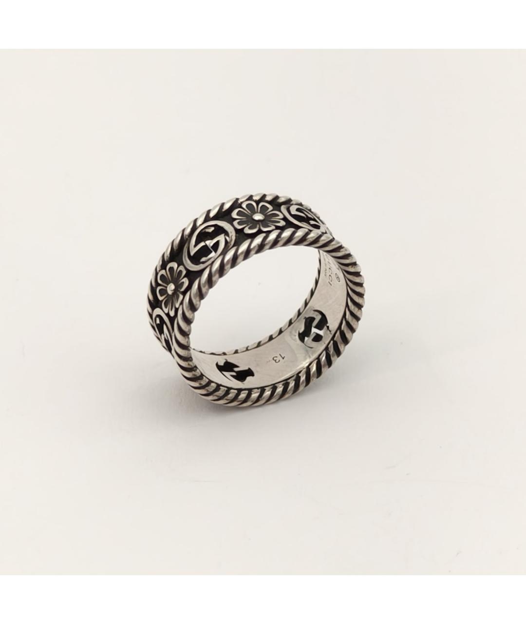 GUCCI Серебряное серебряное кольцо, фото 6