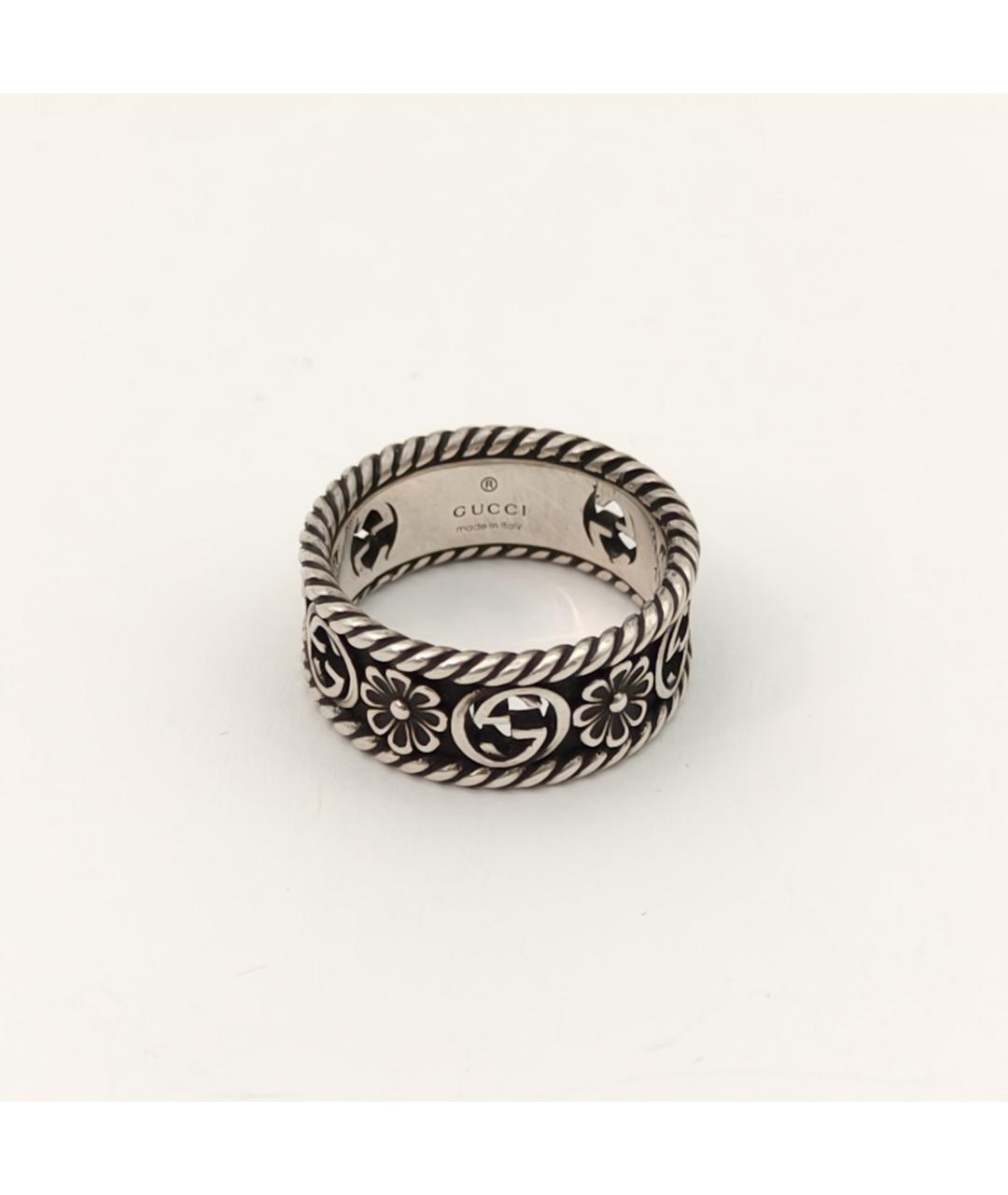 GUCCI Серебряное серебряное кольцо, фото 4