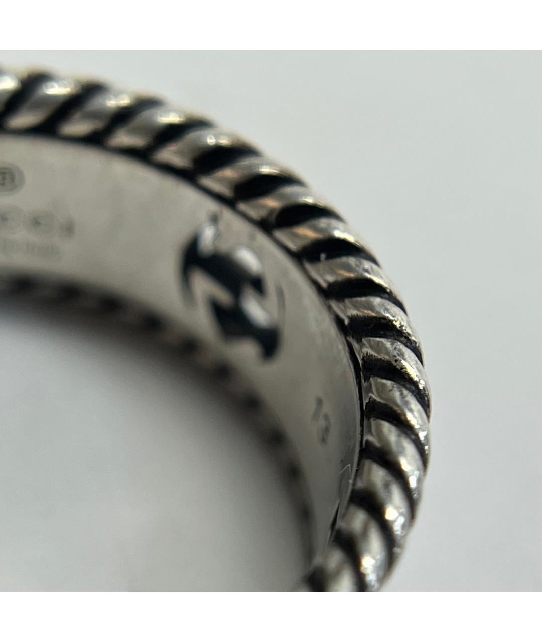 GUCCI Серебряное серебряное кольцо, фото 9