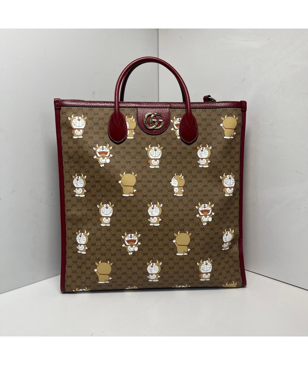 GUCCI Коричневая сумка с короткими ручками, фото 2