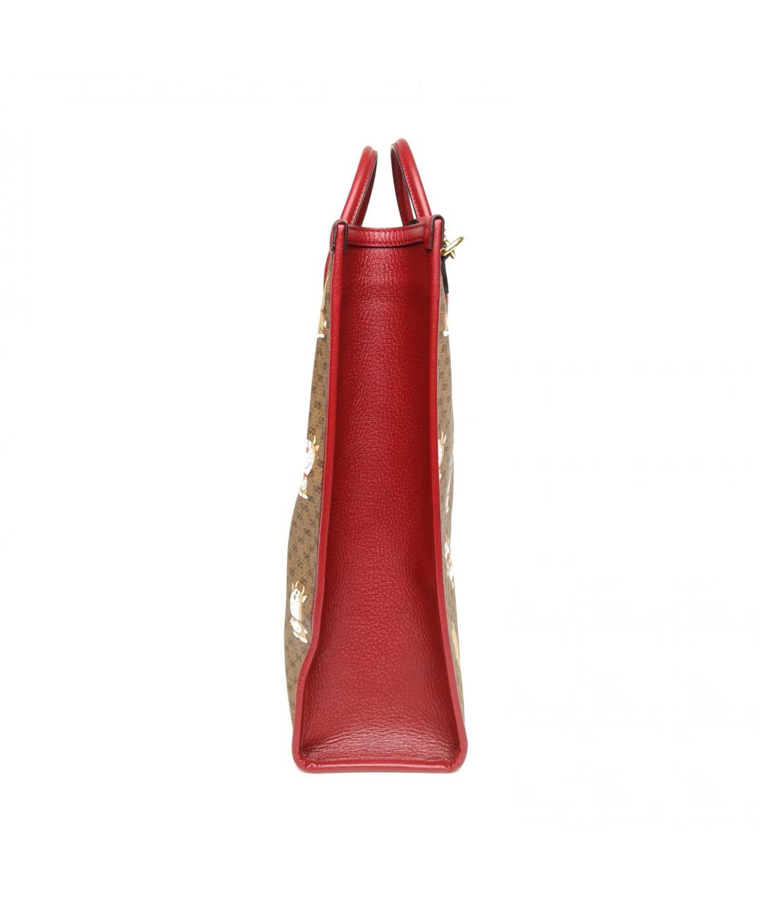 GUCCI Коричневая сумка с короткими ручками, фото 4