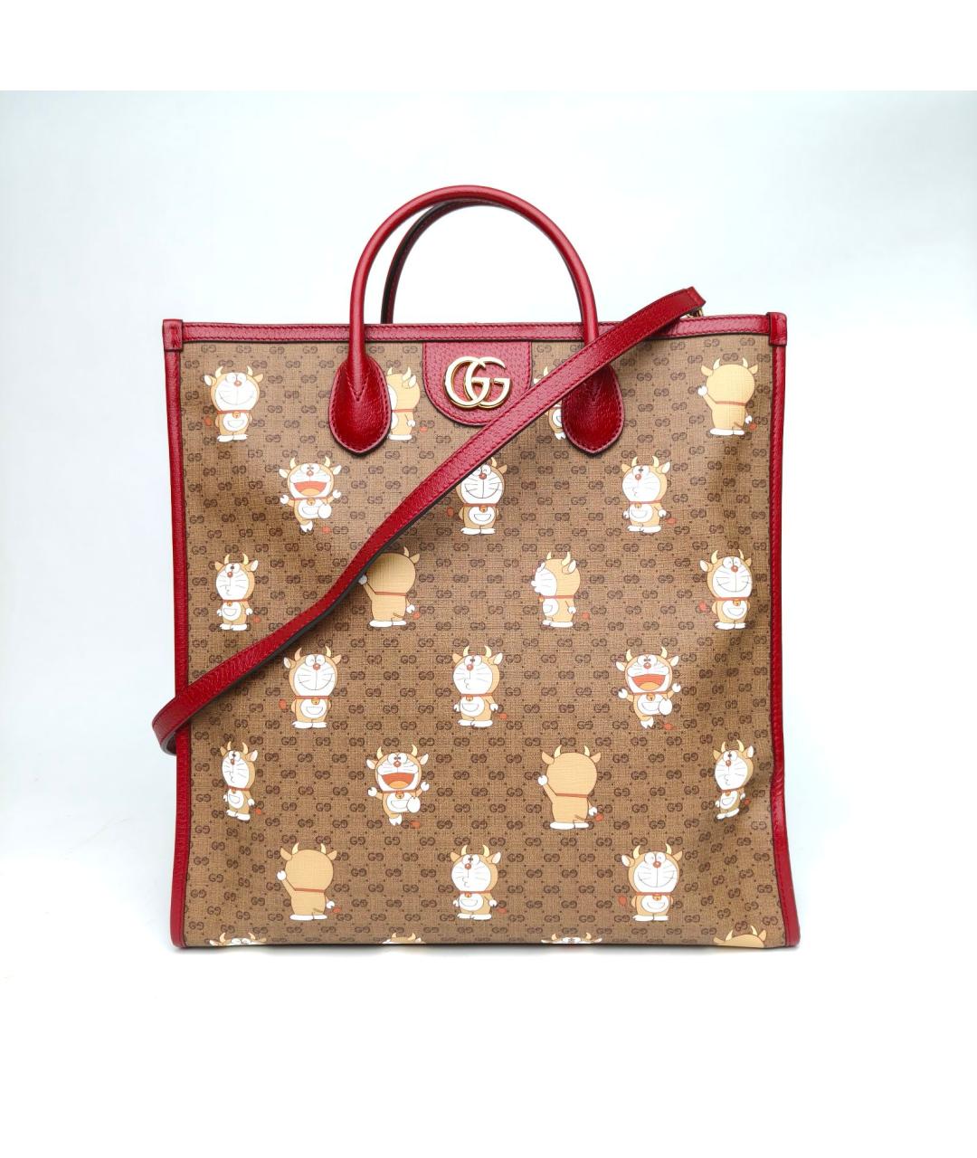 GUCCI Коричневая сумка с короткими ручками, фото 3