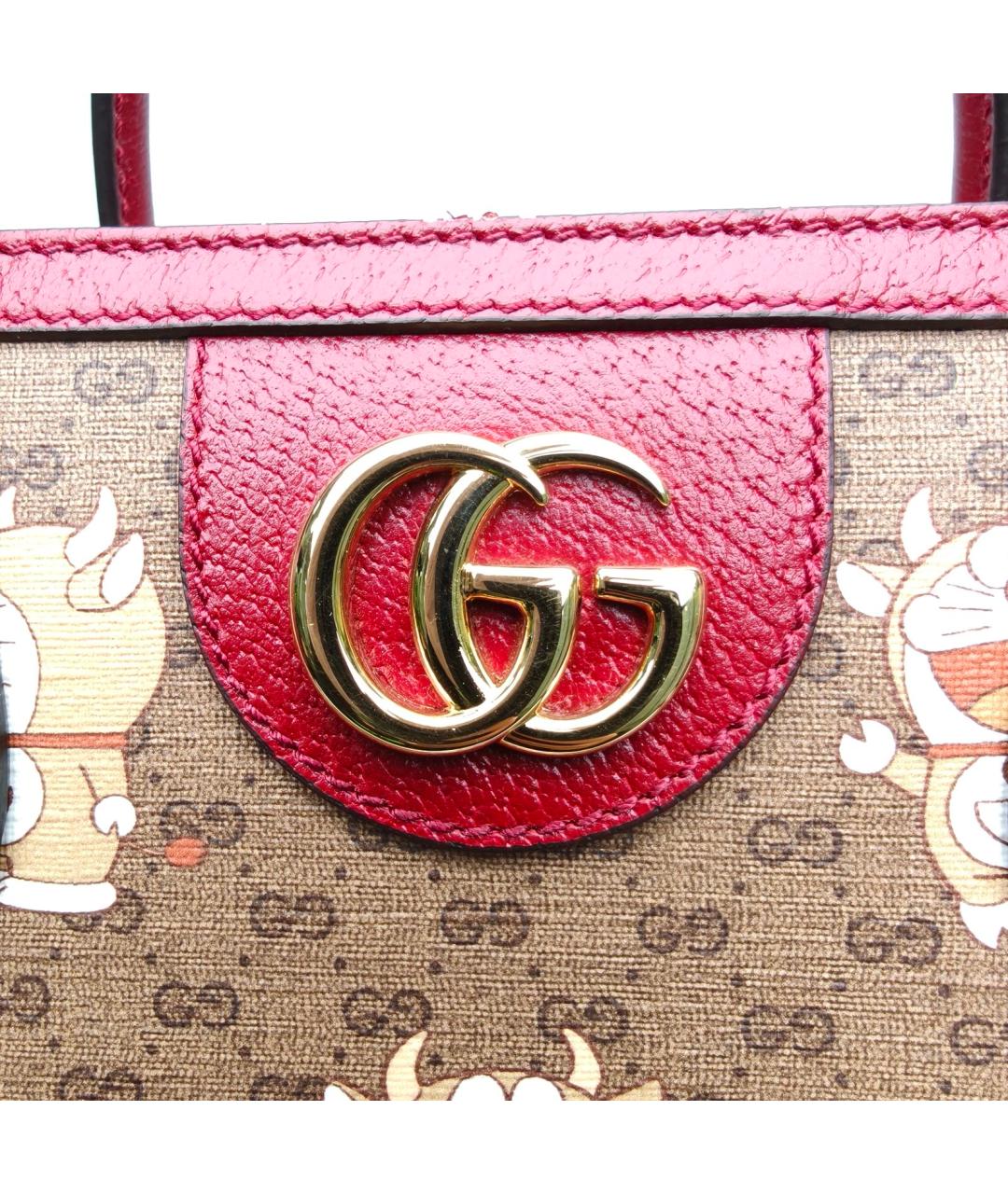 GUCCI Коричневая сумка с короткими ручками, фото 8