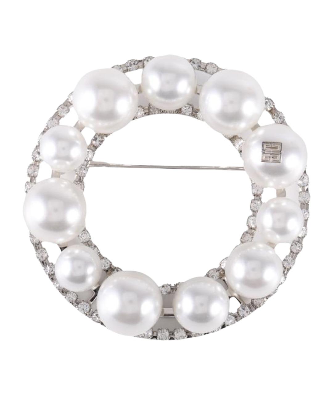 GIVENCHY Серебряная металлическая булавка / брошь, фото 1