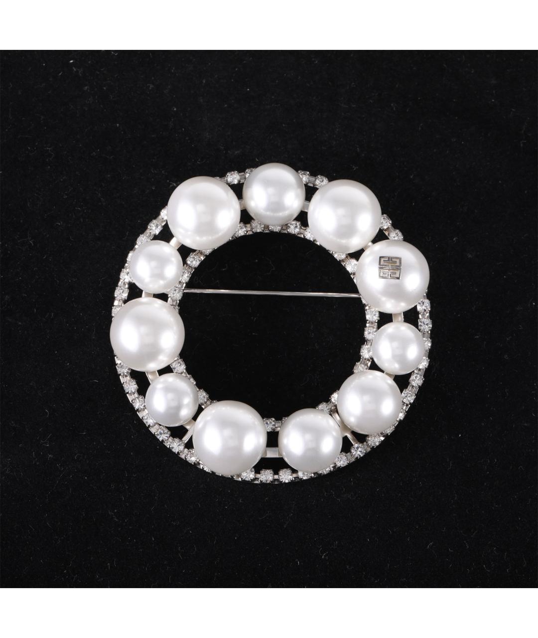 GIVENCHY Серебряная металлическая булавка / брошь, фото 7