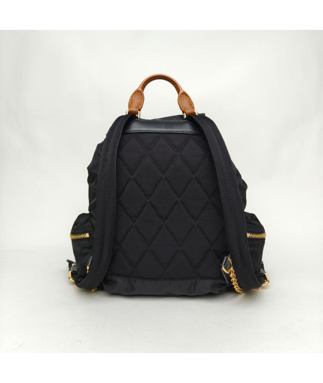 BURBERRY Черный тканевый рюкзак, фото 4
