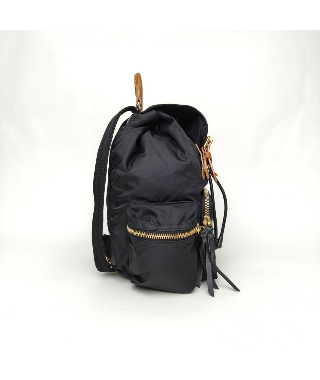 BURBERRY Черный тканевый рюкзак, фото 5