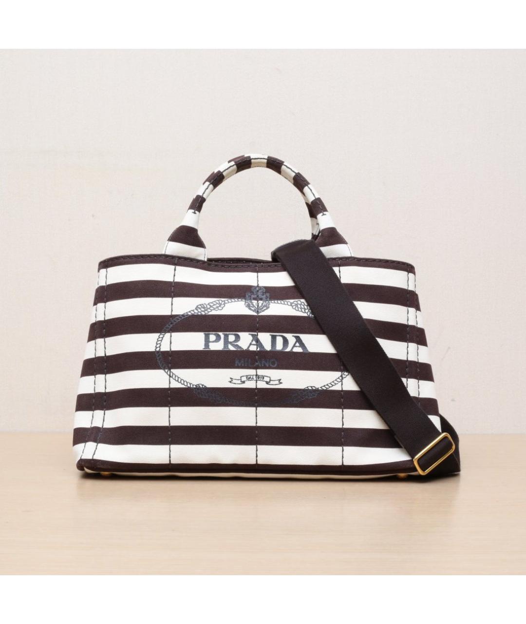 PRADA Мульти тканевая сумка с короткими ручками, фото 3