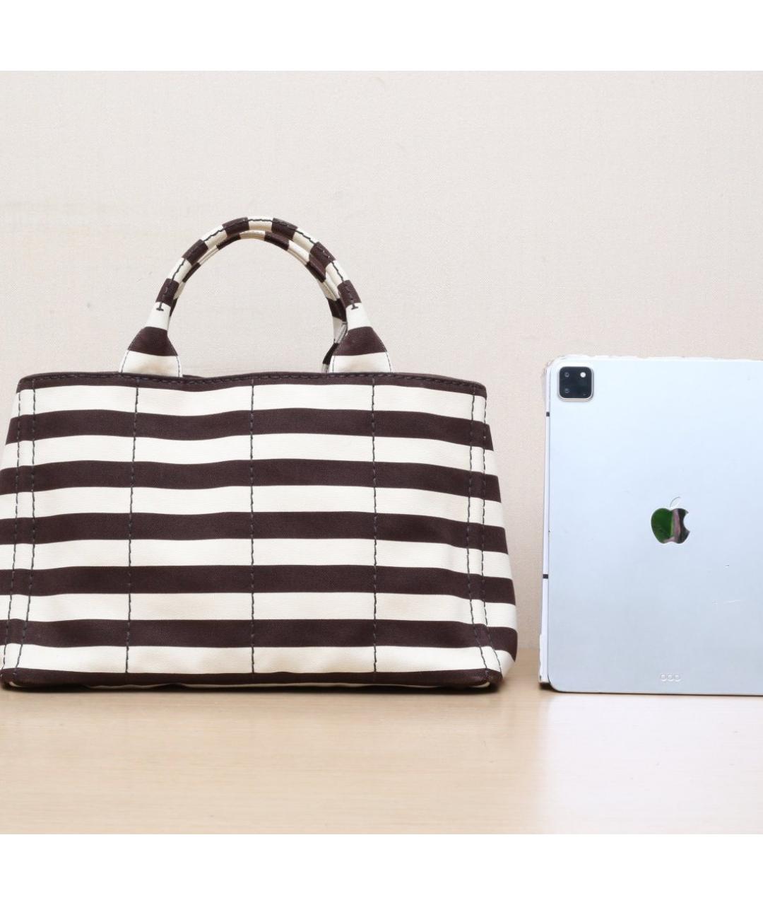 PRADA Мульти тканевая сумка с короткими ручками, фото 7