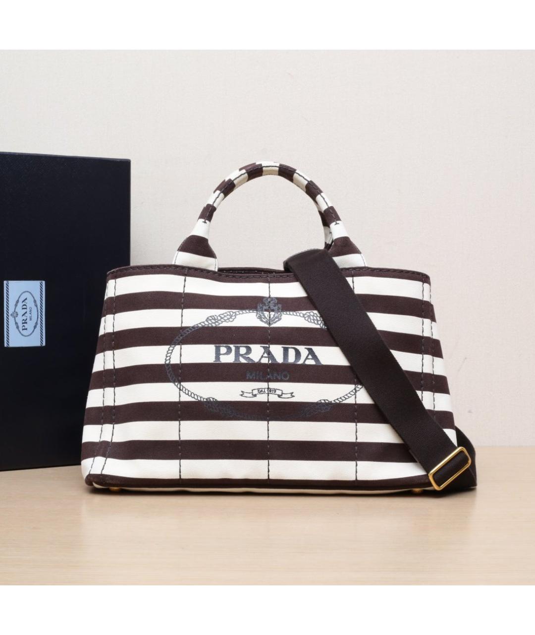 PRADA Мульти тканевая сумка с короткими ручками, фото 2