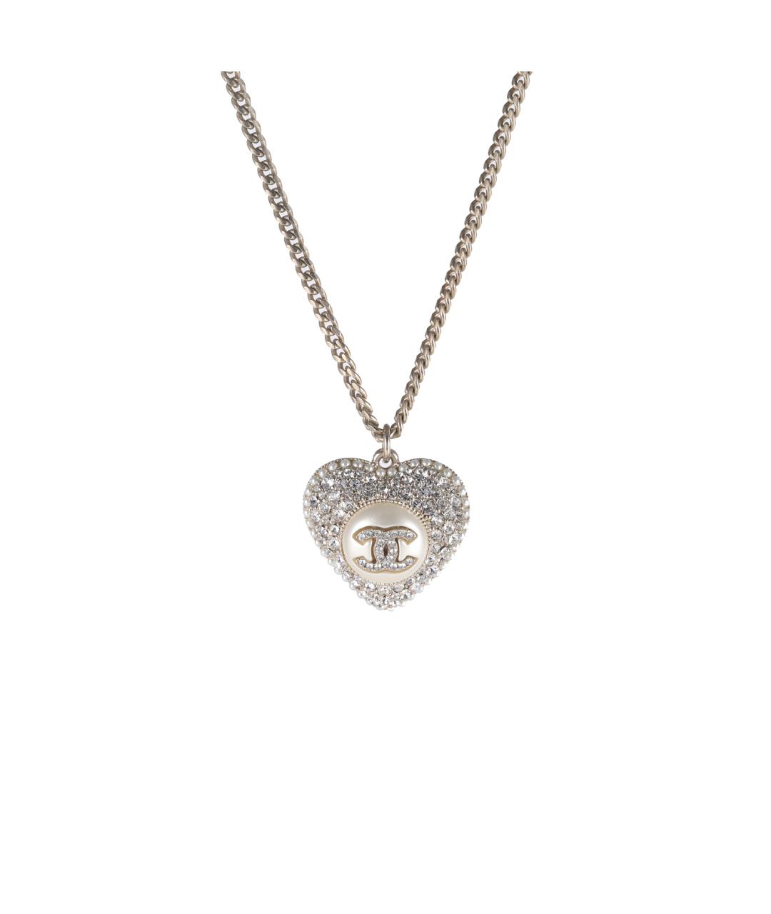 CHANEL Серебряная металлическая подвеска, фото 1