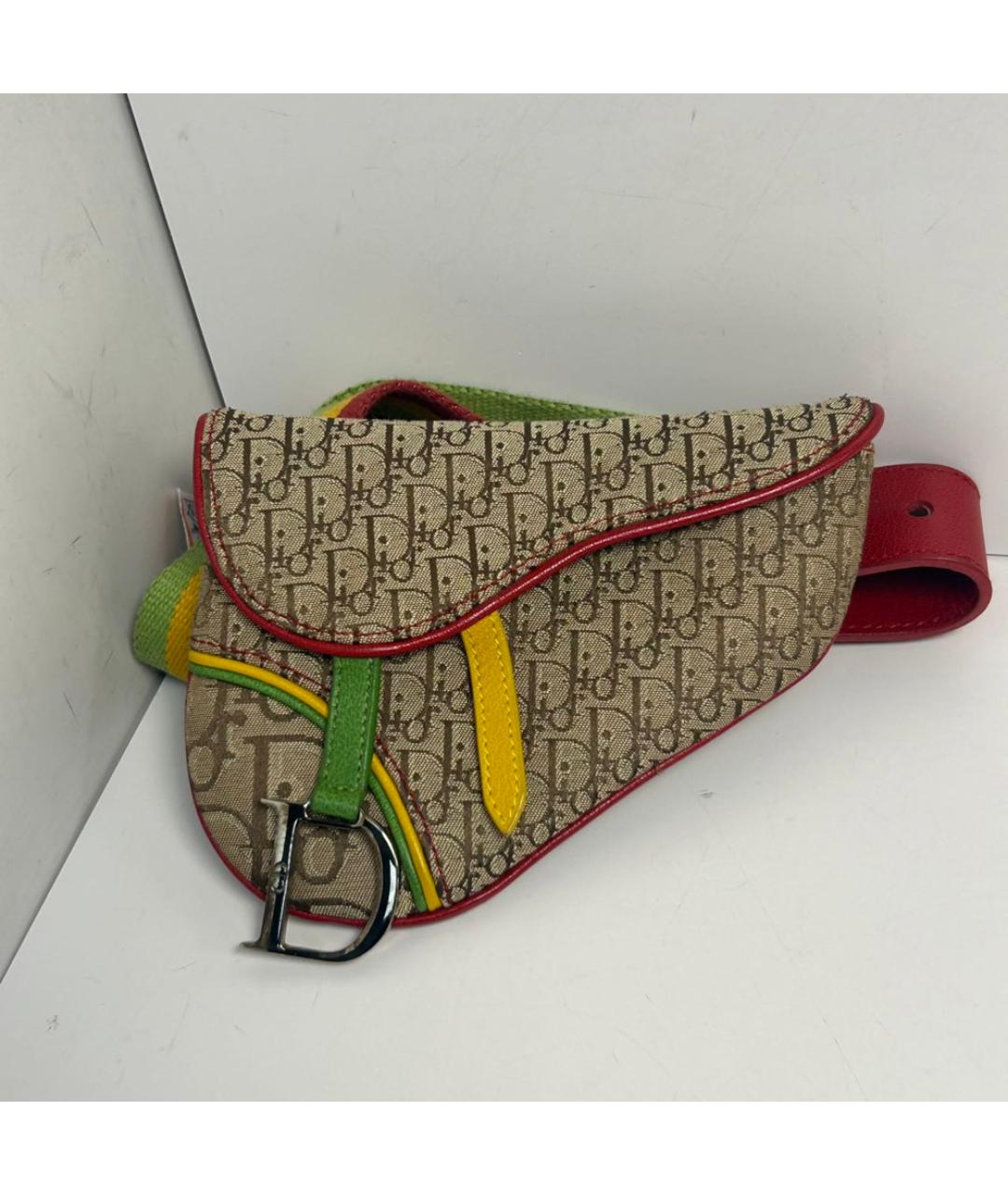 CHRISTIAN DIOR Мульти тканевая поясная сумка, фото 9