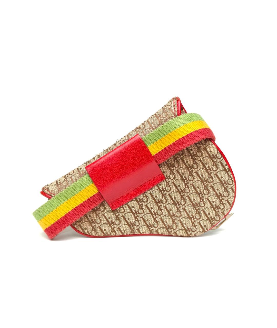 CHRISTIAN DIOR Мульти тканевая поясная сумка, фото 3