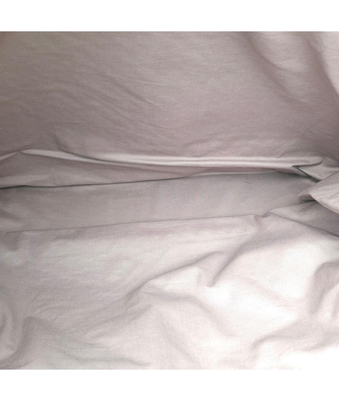 BOTTEGA VENETA Бежевая кожаная сумка тоут, фото 7