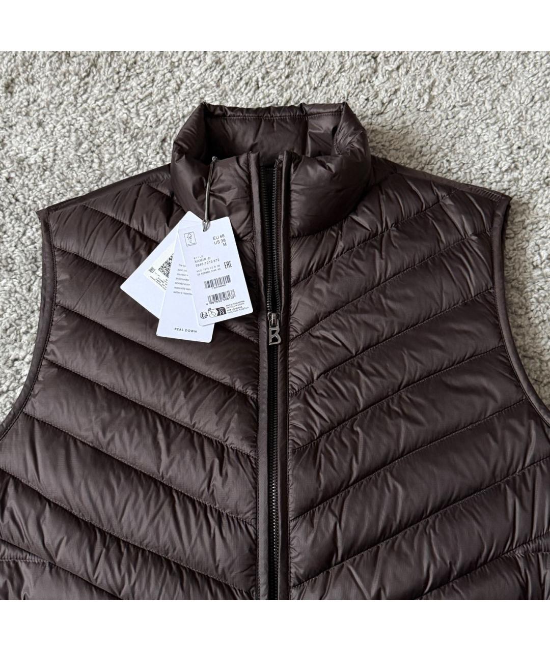 BOGNER Коричневый полиамидовый жилет, фото 2