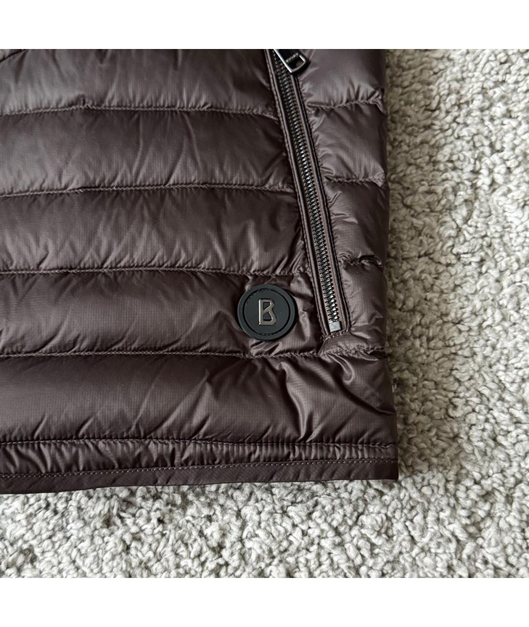 BOGNER Коричневый полиамидовый жилет, фото 4