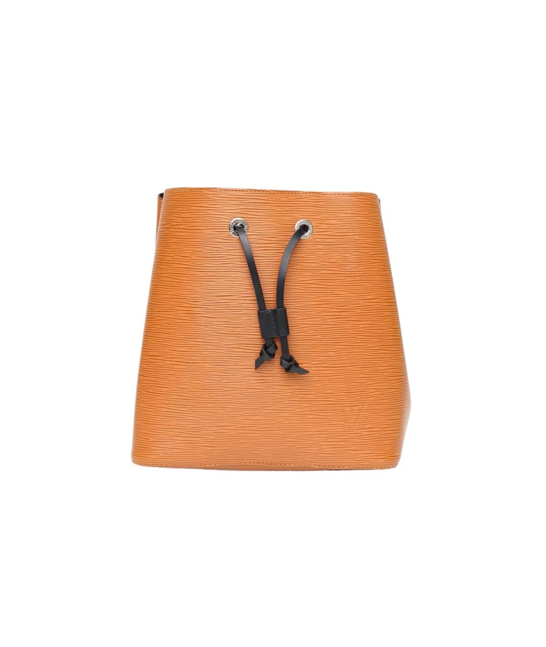 LOUIS VUITTON Оранжевая кожаная сумка через плечо, фото 10